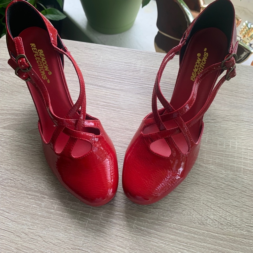 Beacon Reflections Red Shoes
